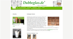 Desktop Screenshot of dubbeglas.de